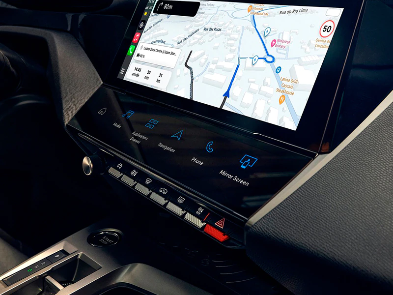 consola contral novo peugeot 308